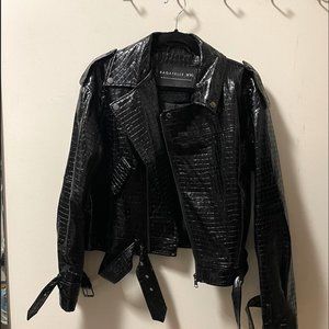 Bagatelle.nyc Faux Leather Moto Jacket